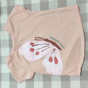 3/$12 12M Garanimals tshirt little dreamer butterfly orange and pink